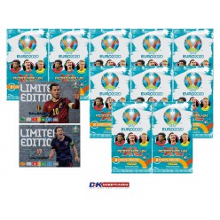 UEFA EURO 2020 komplekt 10 kaardipakki + 2 Limited Edition kaarti (Eden Hazard & Luka Modrić)